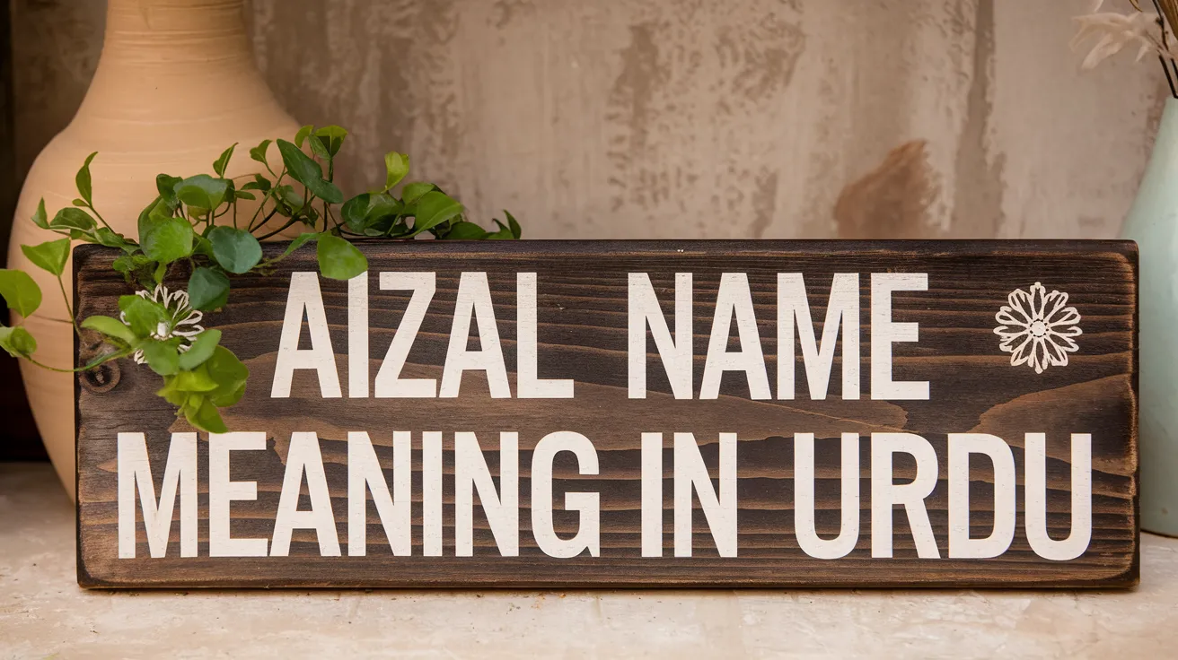 Aizal Name Meaning in Urdu