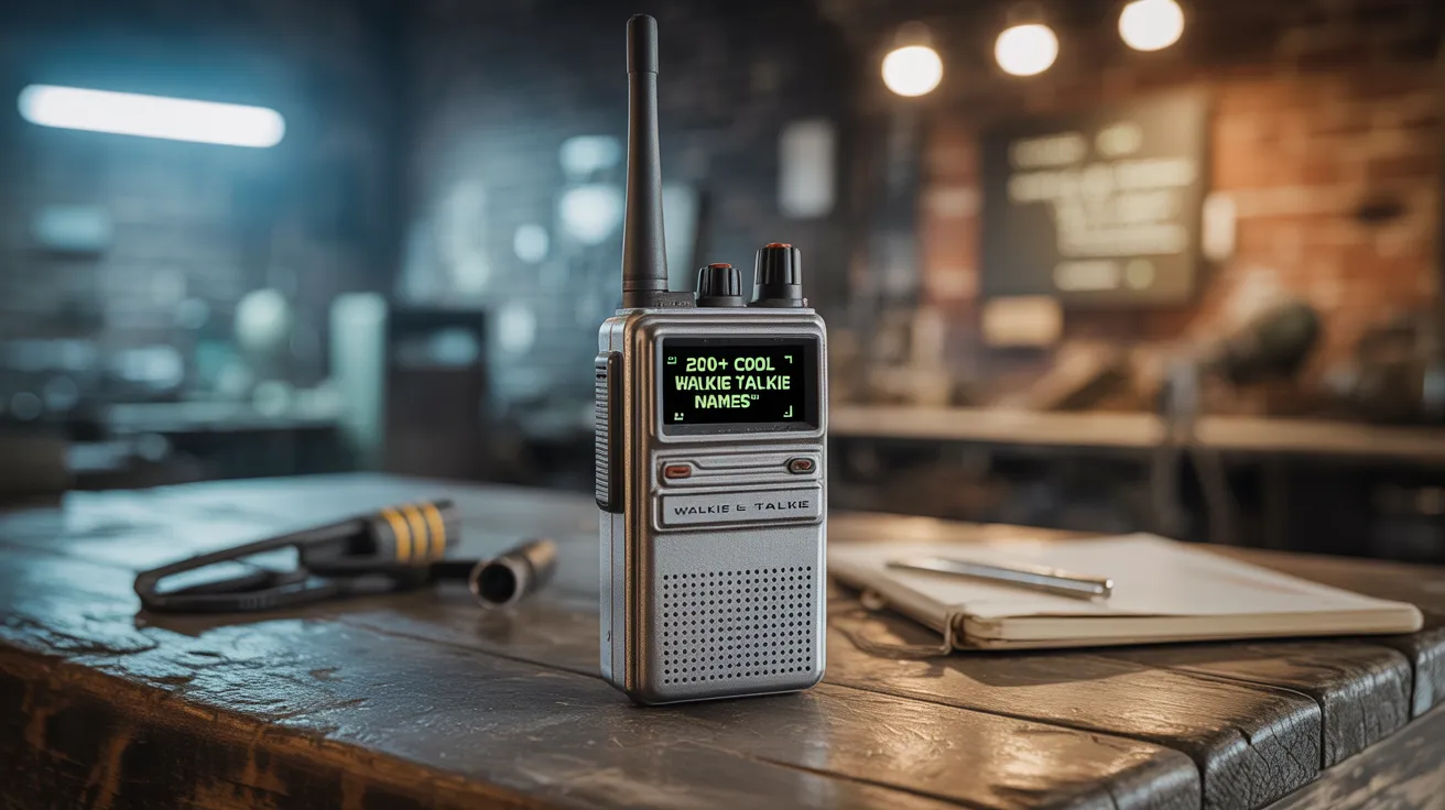 200+ Cool Walkie Talkie Names For Adults, Girls, Gamers & More