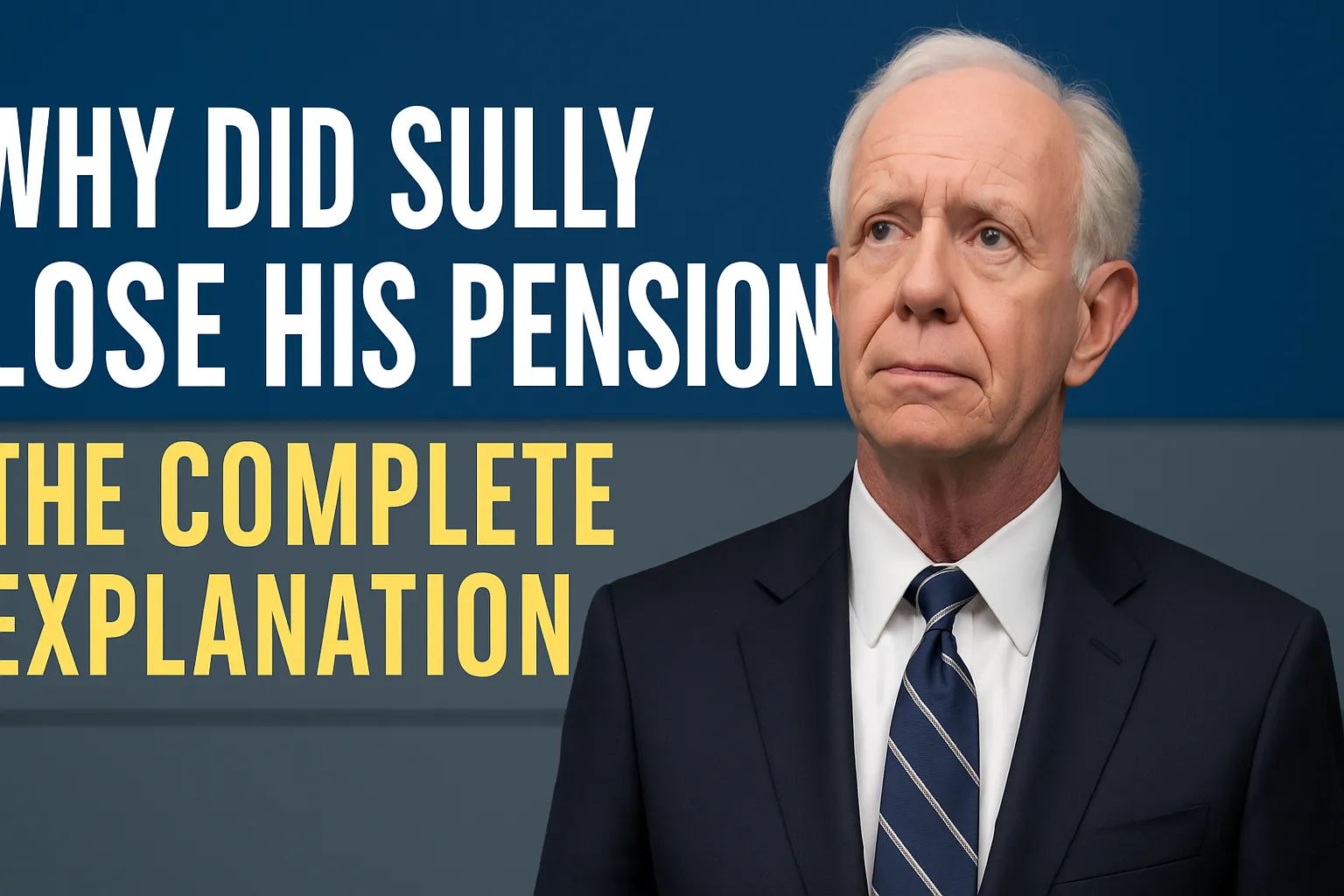 Why Did Sully Lose His Pension? The Truth Behind Airline Retirement Cuts