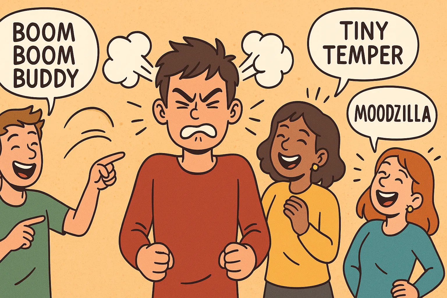 300 Funny Nicknames for Short-Tempered Person (Hilarious & Relatable)