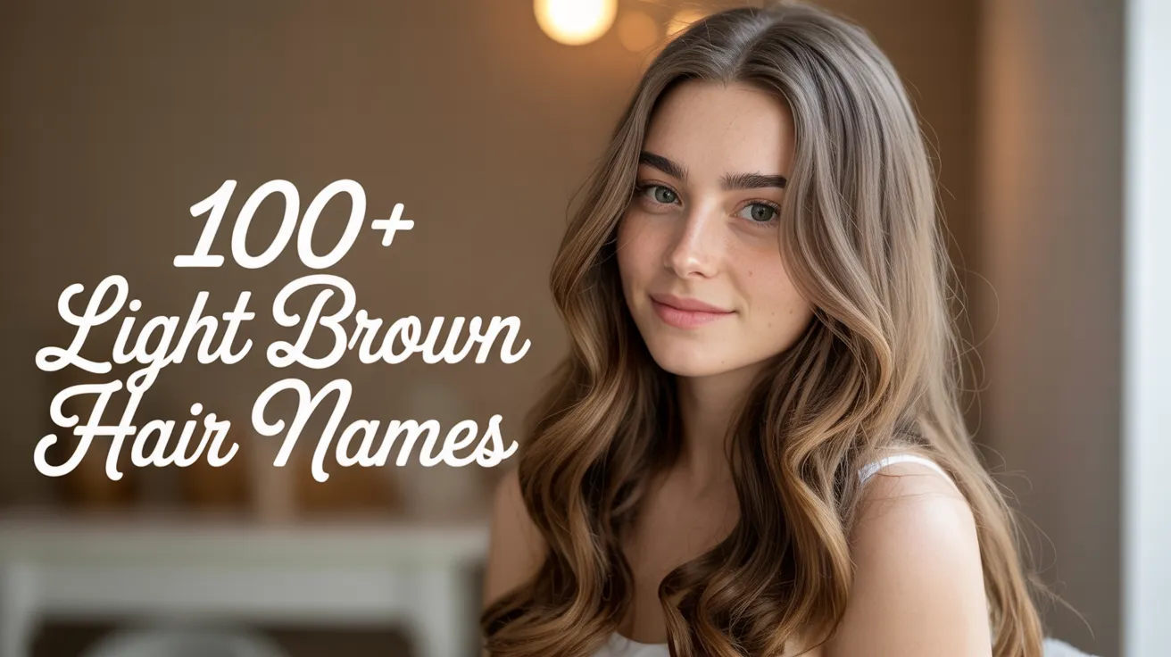 100+ Light Brown Hair Names & Shades Inspired by Nature and Style