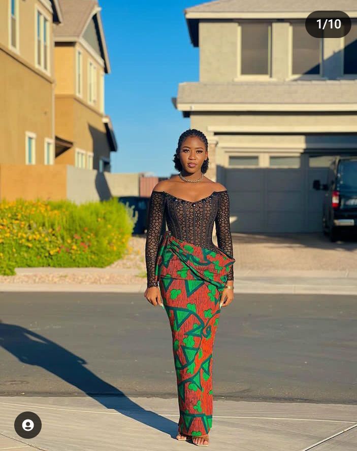 Corset Ankara Gowns