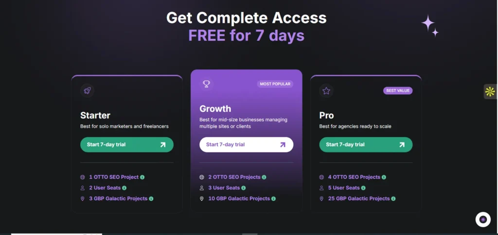 Otto SEO Tool Price
