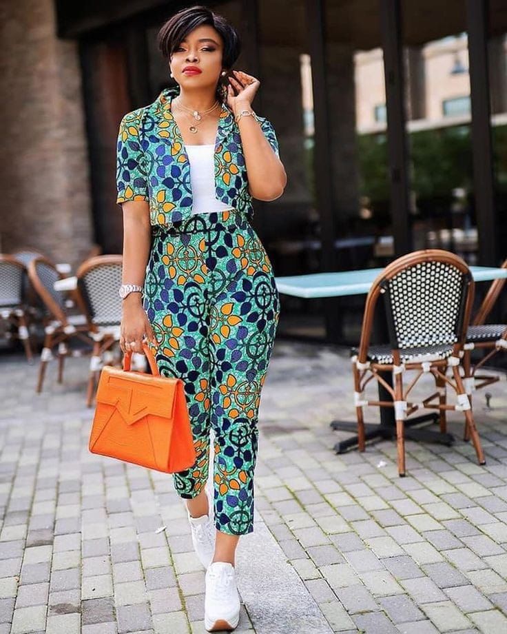 Two-Piece Ankara Styles for Ladies